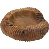 Mauro Ferretti decoratieve kom Garit 37x40x16 cm bruin