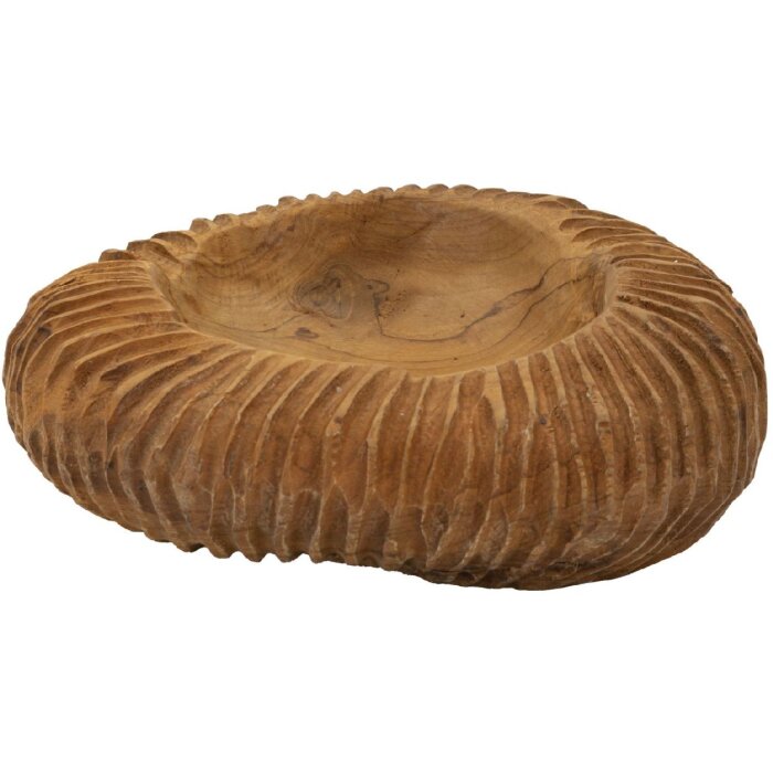 Mauro Ferretti decoratieve kom Garit Ø32x11 cm bruin
