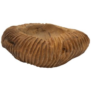 Mauro Ferretti decoratieve kom Garit Ø32x11 cm bruin