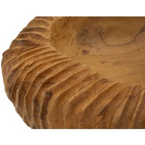 Mauro Ferretti decoratieve kom Garit Ø32x11 cm bruin