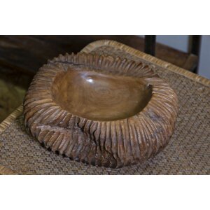 Mauro Ferretti decoratieve kom Garit Ø32x11 cm bruin