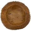Mauro Ferretti decoratieve kom Garit Ø32x11 cm bruin