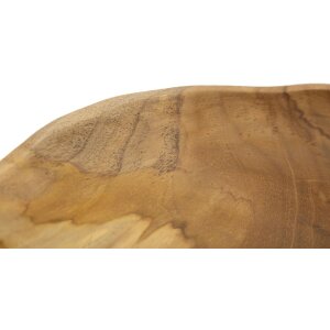 Mauro Ferretti decoratieve kom Wahan 42x36x7 cm bruin