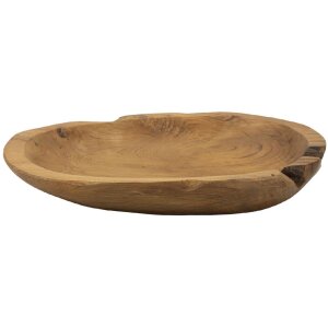 Mauro Ferretti decoratieve kom Wahan 43x38x7 cm bruin