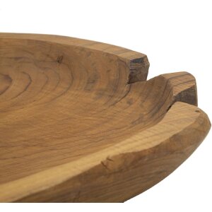 Mauro Ferretti decoratieve kom Wahan 43x38x7 cm bruin