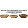 Mauro Ferretti Tipic decoratieve kom Ø 25x5 cm bruin