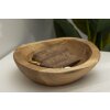Mauro Ferretti Tipic decoratieve kom Ø 25x5 cm bruin