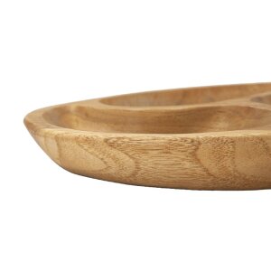 Mauro Ferretti 3-delige decoratieve schaal Ø 25,5x3 cm bruin