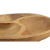 Mauro Ferretti 3-delige decoratieve schaal Ø 25,5x3 cm bruin