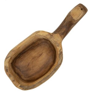 Mauro Ferretti decoratieve kom lepel 36x16x8 cm bruin
