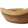 Mauro Ferretti decoratieve kom lepel 36x16x8 cm bruin