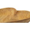 Mauro Ferretti decoratieve kom Kiha hartvorm 27x29x4 cm bruin