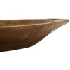 Mauro Ferretti decoratieve kom Wan 37x26,5x7 cm bruin
