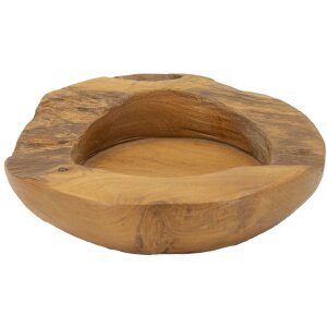 Mauro Ferretti Erusi decoratieve kom Ø 20x6 cm bruin