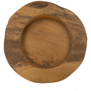 Mauro Ferretti Erusi decoratieve kom Ø 20x6 cm bruin