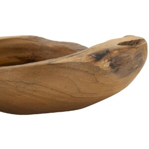 Mauro Ferretti Erusi decoratieve kom Ø 20x6 cm bruin