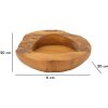 Mauro Ferretti Erusi decoratieve kom Ø 20x6 cm bruin