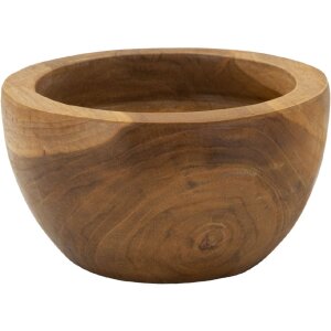 Dienblad Erusi Simple Teak Ø 15x9,5 cm Bruin...