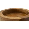 Dienblad Erusi Simple Teak Ø 15x9,5 cm Bruin Gerecycled teakhout Handgemaakt