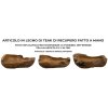 Mauro Ferretti decoratieve kom Narro 40x29x10 cm bruin
