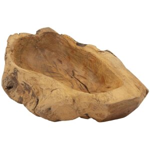 Mauro Ferretti decoratieve kom Narro 31x21x8 cm bruin