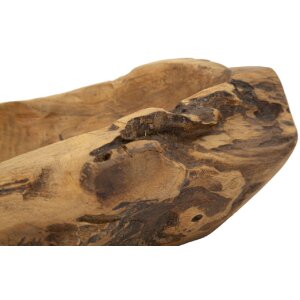 Mauro Ferretti decoratieve kom Narro 31x21x8 cm bruin