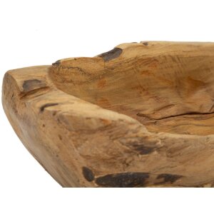 Mauro Ferretti decoratieve kom Narro 31x21x8 cm bruin