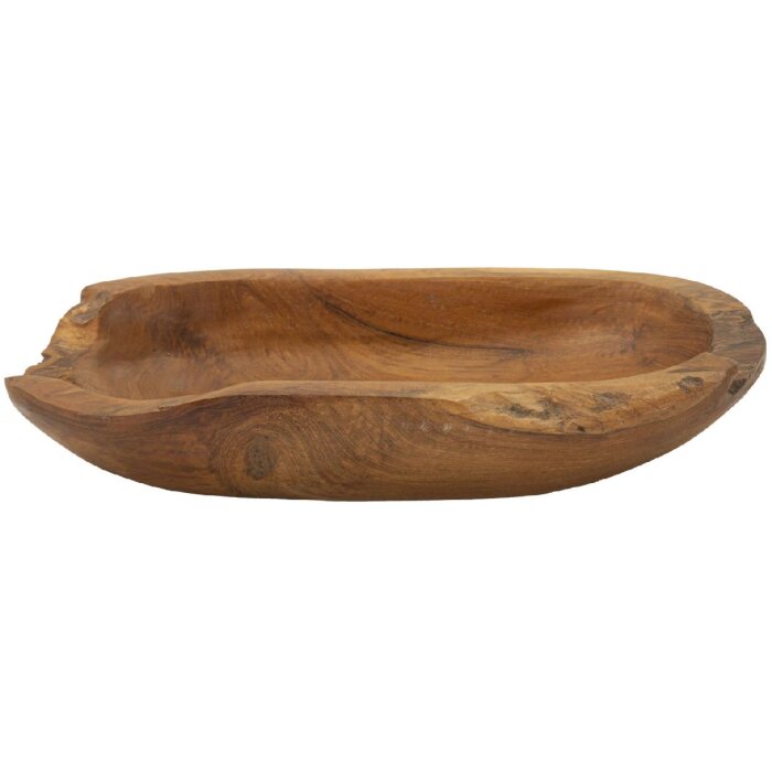 Mauro Ferretti decoratieve kom Narro 30x15x5,5 cm bruin