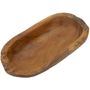 Mauro Ferretti decoratieve kom Narro 30x15x5,5 cm bruin