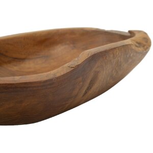 Mauro Ferretti decoratieve kom Narro 30x15x5,5 cm bruin