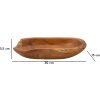 Mauro Ferretti decoratieve kom Narro 30x15x5,5 cm bruin