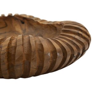Mauro Ferretti decoratieve kom Geris Ø 29x7 cm bruin