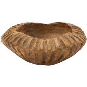 Mauro Ferretti decoratieve kom Geris Ø19x8 cm bruin