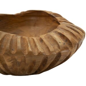 Mauro Ferretti decoratieve kom Geris Ø19x8 cm bruin