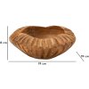 Mauro Ferretti decoratieve kom Geris Ø19x8 cm bruin