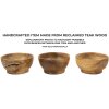 Mauro Ferretti Butot decoratieve kom Ø15x8 cm bruin