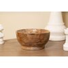 Mauro Ferretti Butot decoratieve kom Ø15x8 cm bruin