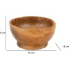 Mauro Ferretti Butot decoratieve kom Ø15x8 cm bruin