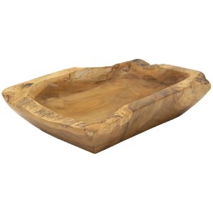 Mauro Ferretti Kutak decoratieve kom 25x19x7 cm bruin