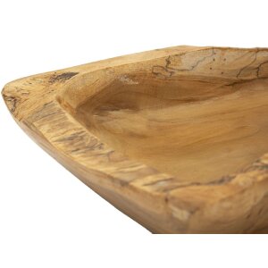 Mauro Ferretti Kutak decoratieve kom 25x19x7 cm bruin