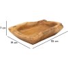 Mauro Ferretti Kutak decoratieve kom 25x19x7 cm bruin