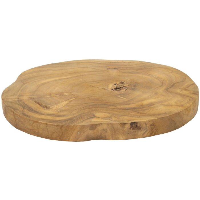 Mauro Ferretti decoratieve kom Pokon Ø 25x2 cm bruin