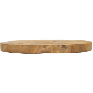 Mauro Ferretti decoratieve kom Pokon Ø 25x2 cm bruin