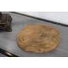 Mauro Ferretti decoratieve kom Pokon Ø 25x2 cm bruin