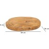 Mauro Ferretti decoratieve kom Pokon Ø 25x2 cm bruin
