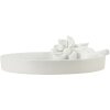 Mauro Ferretti Magnolia decoratieve kom 24x21x6 cm wit