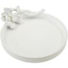 Mauro Ferretti Magnolia decoratieve kom 24x21x6 cm wit