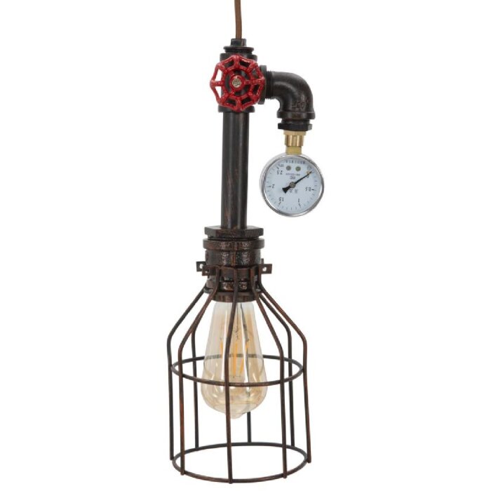 Mauro Ferretti plafondlamp Manhattan eenvoudig Ø13x41 cm donker