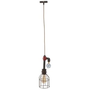 Mauro Ferretti plafondlamp Manhattan eenvoudig Ø13x41 cm donker