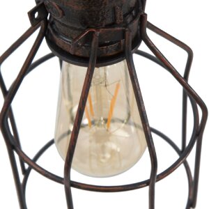Mauro Ferretti plafondlamp Manhattan eenvoudig Ø13x41 cm donker